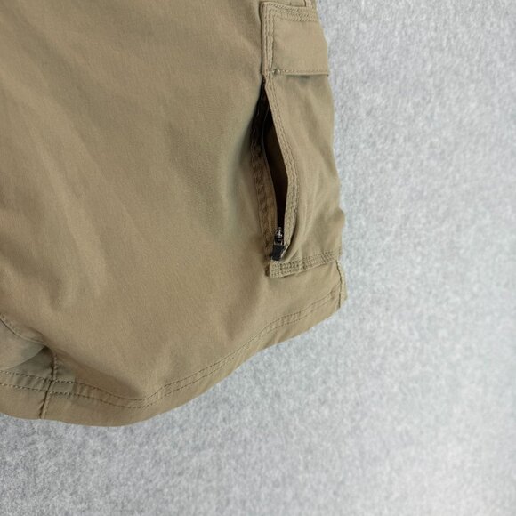 Prana Mens Size Small Tan Cargo Zion Shorts Nylon Blend Khaki‎ Adjustable Waist - Picture 7 of 14